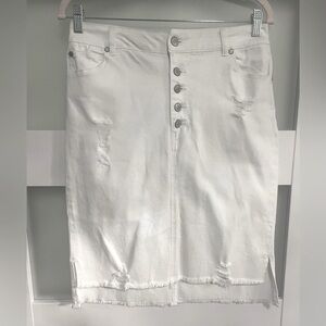 🩷 EST. 1946 Denim Knee-Length Skirt Casual